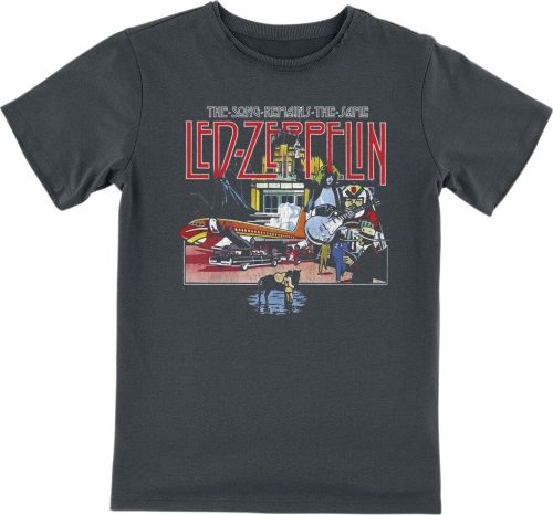 Led Zeppelin Amplified Collection - The Song Remains The Same Tour detské tricko charcoal