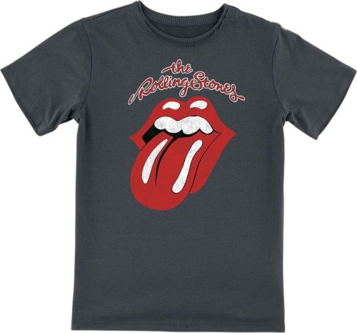 The Rolling Stones Amplified Collection - Square Tongue detské tricko charcoal