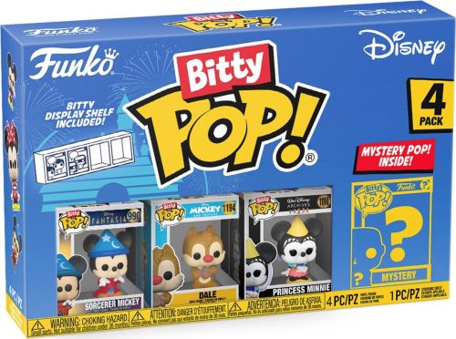 Mickey & Minnie Mouse Balení 4 ks vinylových figurek Sorcerer Mickey