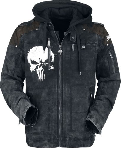 The Punisher Skull Bunda černá