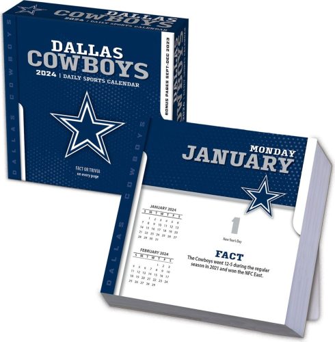 NFL Dallas Cowboys - Abreißkalender Stolní kalendář vícebarevný