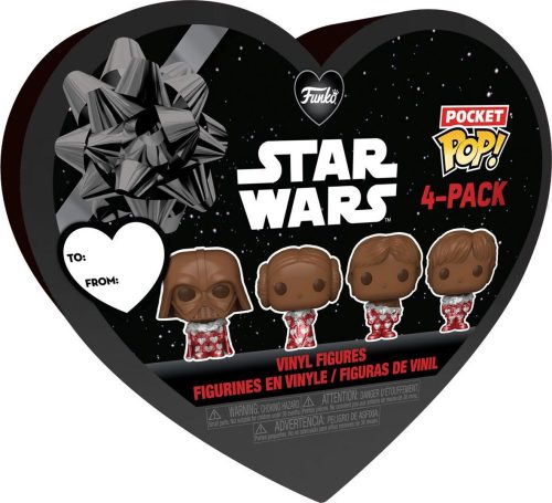 Star Wars Star Wars Valentins Box 4-Pack (Choc) Sberatelská postava vícebarevný