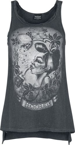 Alchemy England Demon Drink Dámský top tmavě šedá