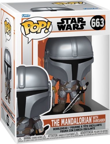 Star Wars Vinylová figurka č.663 The Mandalorian with Darksaber Sberatelská postava standard