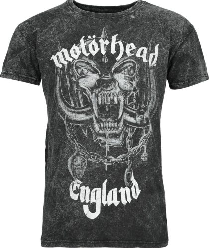 Motörhead England Tričko antracitová