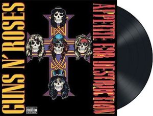 Guns N' Roses Appetite For Destruction LP černá