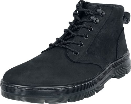 Dr. Martens Bonny Leather - Black Milled Nubuck Wp boty černá