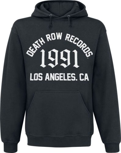 Death Row Records 1991 Los Angeles Mikina s kapucí černá