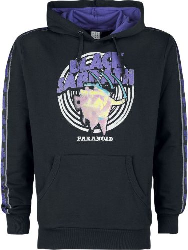 Black Sabbath Amplified Collection - Mens Taped Fleece Hoodie Mikina s kapucí černá