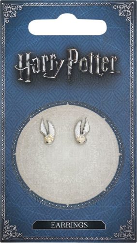 Harry Potter Zlatonka sada náušnic stríbrná