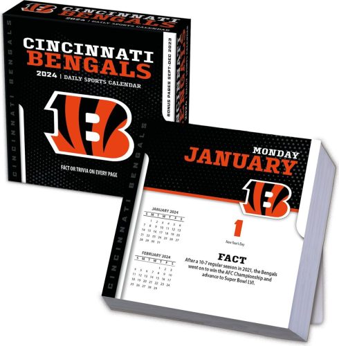 NFL Cincinnati Bengals - Abreißkalender Stolní kalendář vícebarevný