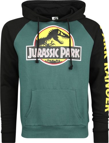 Jurassic Park Logo - Park Ranger Mikina s kapucí vícebarevný