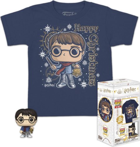 Harry Potter Dětské tričko plus Pocket POP! - Harry Sberatelská postava standard