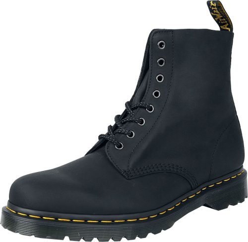 Dr. Martens 2976 - Black Waxed Full Grain obuv černá