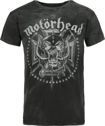 Motörhead Iron Cross Tričko antracitová