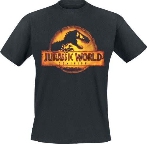 Jurassic Park Jurassic World - Logo Tričko černá