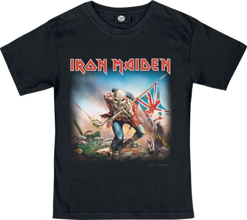 Iron Maiden Metal-Kids - Trooper detské tricko černá