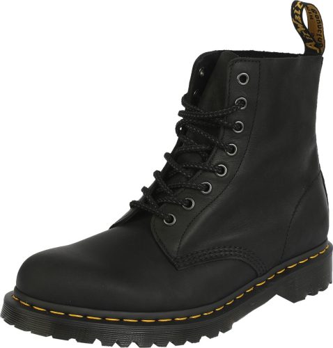 Dr. Martens 1460 Pascal - Black Waxed Full Grain boty černá