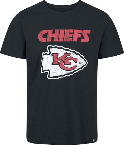 Recovered Clothing NFL Chiefs Logo Tričko černá