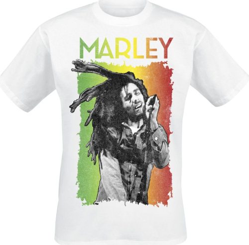 Bob Marley Marley Live Tričko bílá