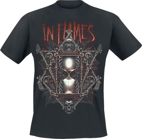 In Flames Dark Hourglass Tričko černá