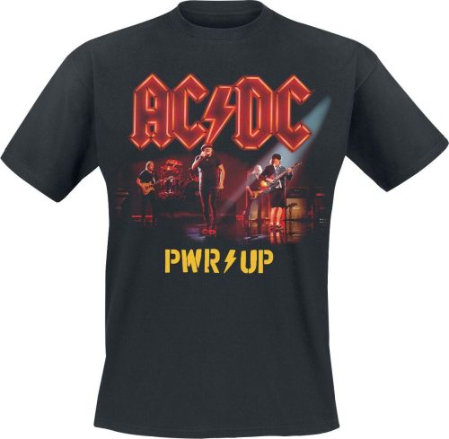 AC/DC PWRUP Power Trip Live Tričko černá