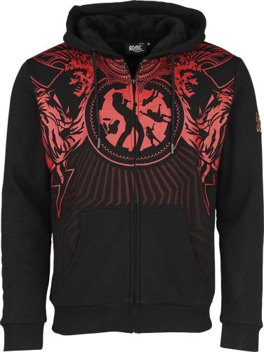 AC/DC EMP Signature Collection Mikina s kapucí na zip černá