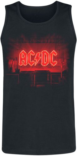 AC/DC Tracklist Tank top černá