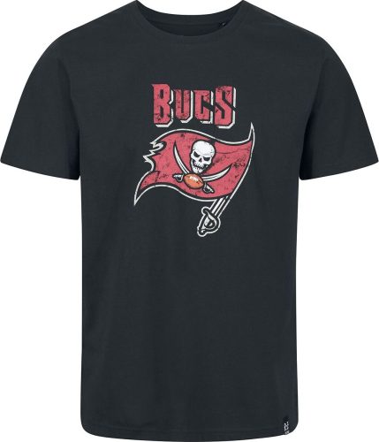 Recovered Clothing NFL Buccs Logo Tričko černá