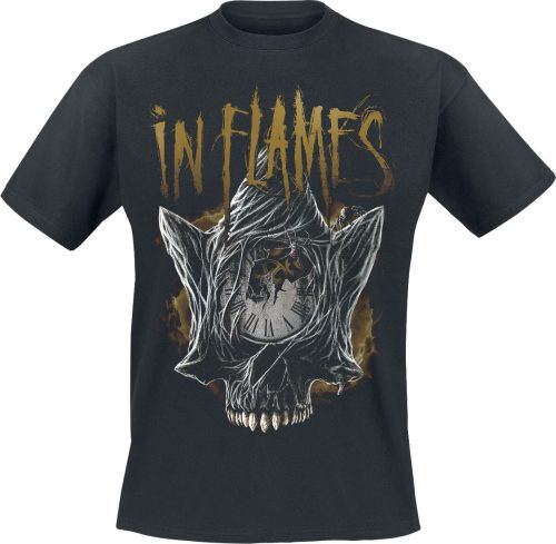 In Flames Foregone Skull Tričko černá