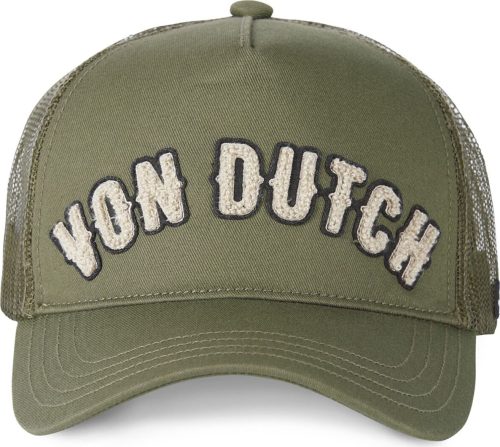 Von Dutch Čepice VON DUTCH Baseballová kšiltovka olivová