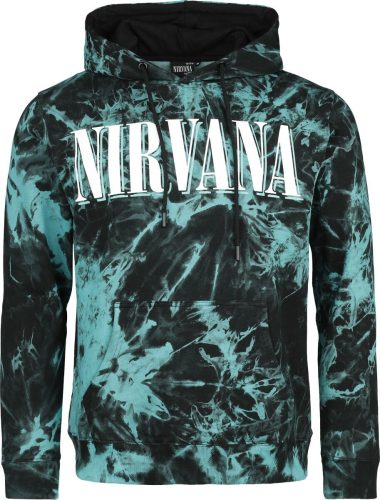 Nirvana EMP Signature Collection Mikina s kapucí cerná/tyrkysová