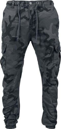 Urban Classics Cargo Jogging Pants Tepláky tmavě maskáčová