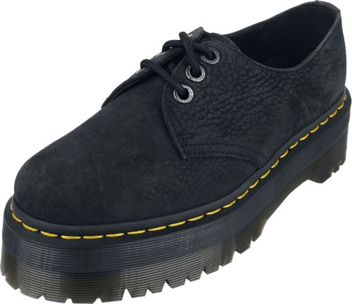 Dr. Martens 1461 Quad II - Charcoal Grey Tumbled obuv černá