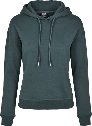 Urban Classics Ladies Hoody Dámská mikina s kapucí lahvove zelená