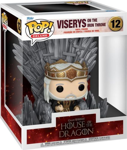 House Of The Dragon Vinylová figurka č.12 Viserys on the Iron Throne (Pop! Deluxe) Sberatelská postava vícebarevný