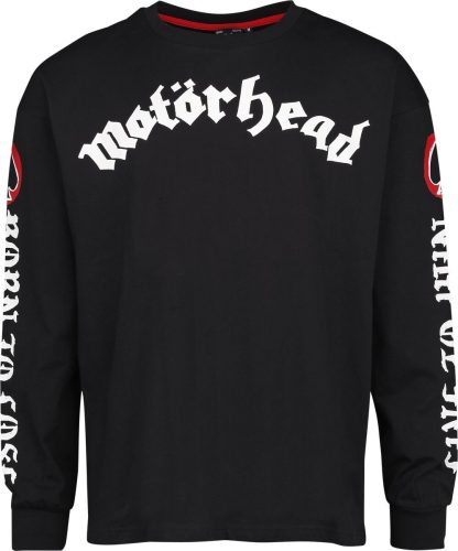 Motörhead EMP Signature Collection - Oversize Tričko s dlouhým rukávem černá