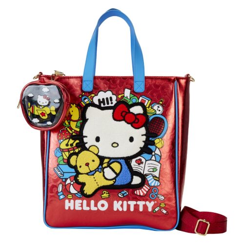 Hello Kitty Loungefly - Tote Bag with Coin Bag (50th Anniversary) Kabelka vícebarevný