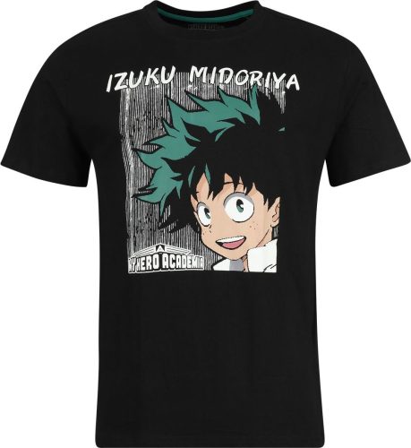 My Hero Academia Izuku Midoriya Tričko černá