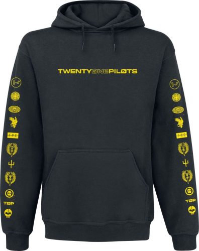 Twenty One Pilots Logo Heavy Mikina s kapucí černá