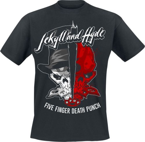 Five Finger Death Punch Jekyll And Hyde Tričko černá