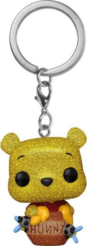 Medvídek Pu Winnie the Pooh (Glitter) Pocket Pop! Klíčenka vícebarevný