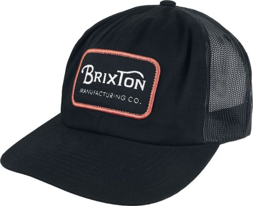 Brixton GRADE HP TRUCKER HAT Trucker kšiltovka cerná/oranžová