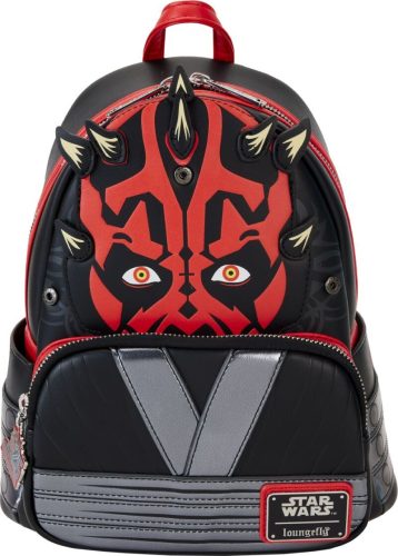 Star Wars Die dunkle Bedrohnung - Loungefly - Darth Maul (25th Anniversary) (Glow in the Dark) Batoh cerná/cervená