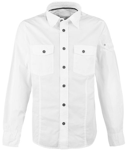 Brandit Slim Fit Shirt Košile bílá