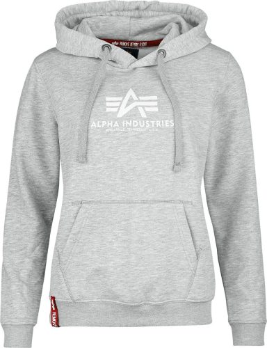 Alpha Industries Dámská mikina NEW BASIC Dámská mikina s kapucí prošedivelá