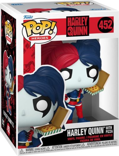 Harley Quinn Vinylová figurka č.452 Harley Quinn with Pizza Sberatelská postava standard