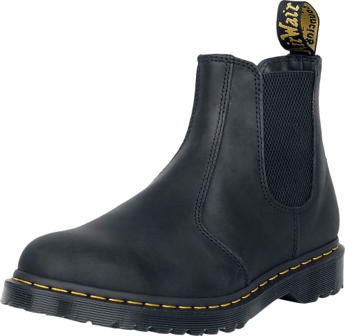 Dr. Martens 2976 - Black Waxed Full Grain obuv černá