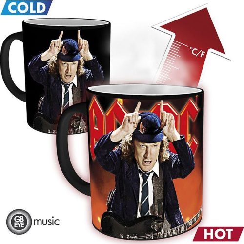 AC/DC Live - Tasse mit Thermoeffekt Hrnek vícebarevný