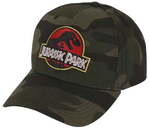 Jurassic Park Camo Logo Baseballová kšiltovka vícebarevný